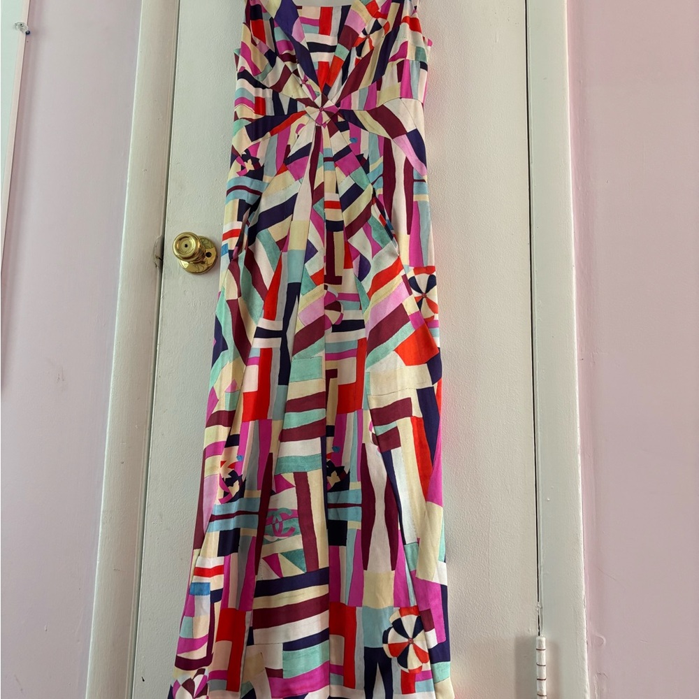 Colorful Geometric Patterned Dress - Picture 2 of 6